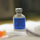 A bottle of influenza virus vaccine is seen at the CVS pharmacy’s MinuteClinic on December 4, 2012 in Miami, Florida.